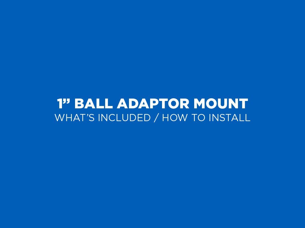 1" Ball Adaptor Motorcycle Kits - Galaxy